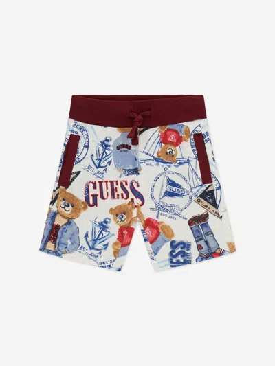 Guess Kids'  Boys Nautical Bear Shorts In Multi
