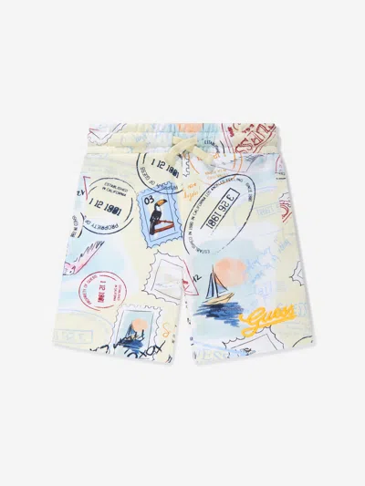 Guess Babies' Boys Post Stamp Shorts In Multicoloured