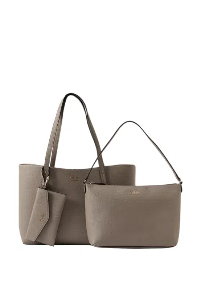 Guess Brenton 4g Logo-print Tote Bag In Brown