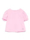 Guess Broderie Anglaise Blouse In Pink