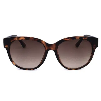 Guess Brown Gradient Cat Eye Ladies Sunglasses Gf6163 52f 56