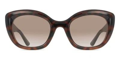 Guess Brown Gradient Cat Eye Ladies Sunglasses Gu00196 52f 51
