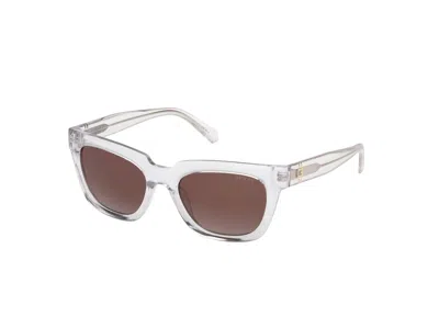 Guess Brown Gradient Cat Eye Ladies Sunglasses Gu00206 26f 53 In Transparent