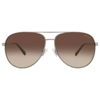 Guess Brown Gradient Pilot Men's Sunglasses Gu00140 08f 61