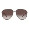 Guess Brown Gradient Pilot Men's Sunglasses Gu00209 09f 61 In Metallic