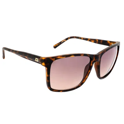 Guess Brown Gradient Rectangular Men's Sunglasses Gf5082 52f 60 In ["brown"]