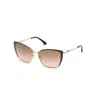 Guess Brown Metal Sunglasses In Brown