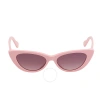 GUESS GUESS BROWN MIRROR CAT EYE GIRLS SUNGLASSES GU8601 72G 47