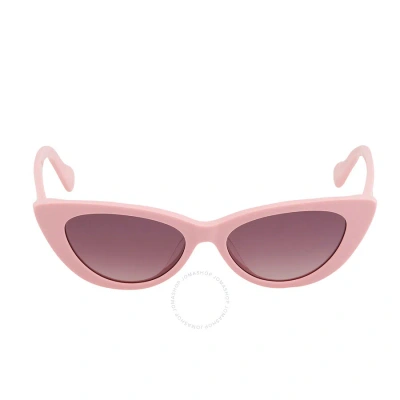Guess Brown Mirror Cat Eye Girls Sunglasses Gu8601 72g 47 In Brown / Ink / Pink