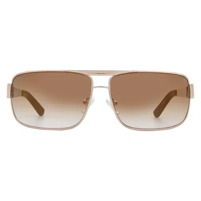 Guess Brown Mirror Pilot Unisex Sunglasses Gu6954 32g 68