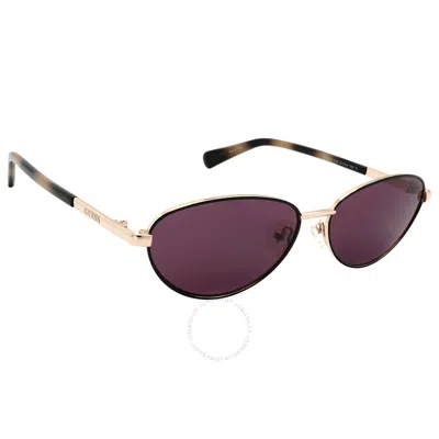 Guess Brown Oval Unisex Sunglasses Gu8230 33e 57 In Pink