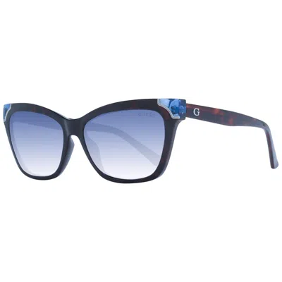 Guess Brown Plastic Sunglasses In Blue