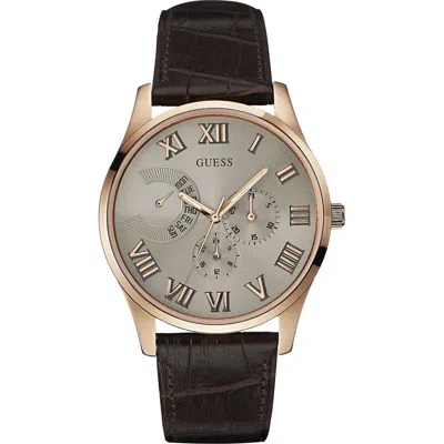Guess Brown Polyethylene Watch In Gray