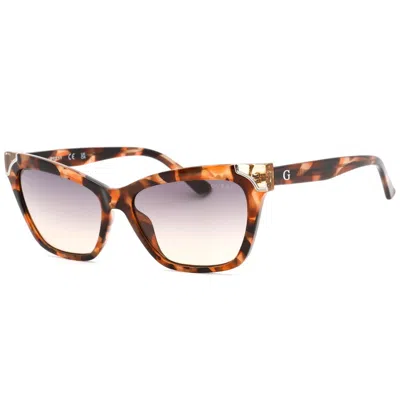 Guess Brown Resin Sunglasses In Multi