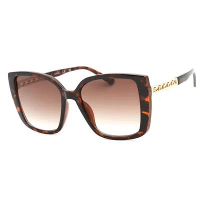 Guess Brown Resin Sunglasses In Neutral