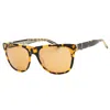 Guess Brown Resin Sunglasses In Orange