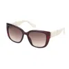 Guess Brown Resin Sunglasses In Brown