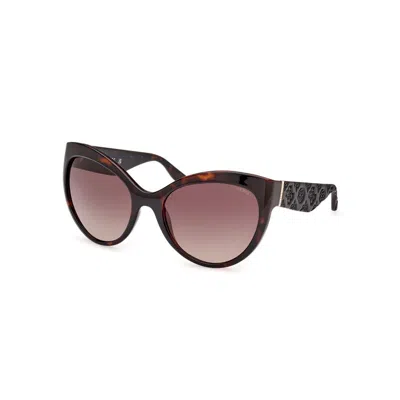 Guess Brown Resin Sunglasses In Multi