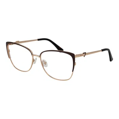 Guess Brown Women Glasses Frame In Gold