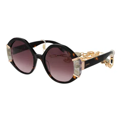 Guess Brown Women Sunglasses In Black