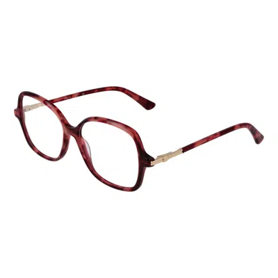 Guess Burgundy Acetate Glasses Women's (frames) In Brown