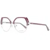 Guess Burgundy Plastic Glasses (frames) In Multi