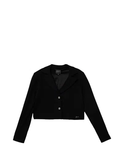 Guess Kids' Buttoned Blazer In Black