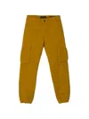 Guess Buttoned Cargo Jeans In Brown