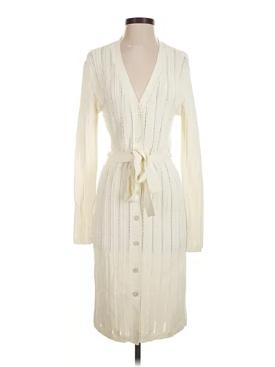 Pre-owned Guess By Marciano Cardigan Sweater In Ivory