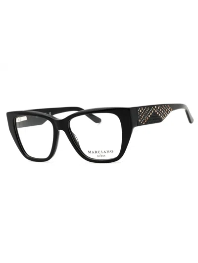 Guess By Marciano Cat Eye Eyeglasses In Black