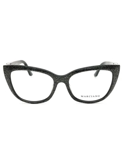 Guess By Marciano Cat Eye Women's Eyeglasses - Gm50008 In Black