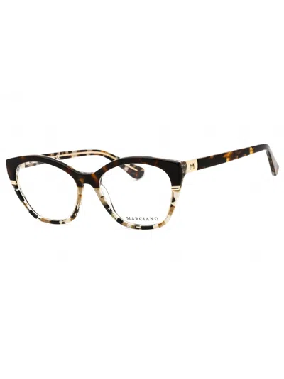 Guess By Marciano Cat-eye Eyeglasses For Women - Gm0376 In Brown