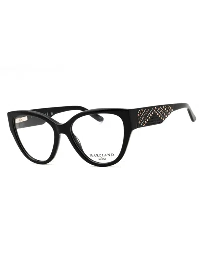 Guess By Marciano Cat-eye Eyeglasses For Women - Gm50018 Style In Black