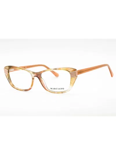 Guess By Marciano Cat-eye Eyeglasses Gm0385 For Women In Neutral