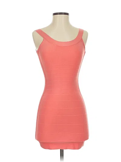 Pre-owned Guess By Marciano Cocktail Dress In Orange