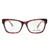 Guess By Marciano Demo Rectangular Ladies Eyeglasses Gm0387 074 54