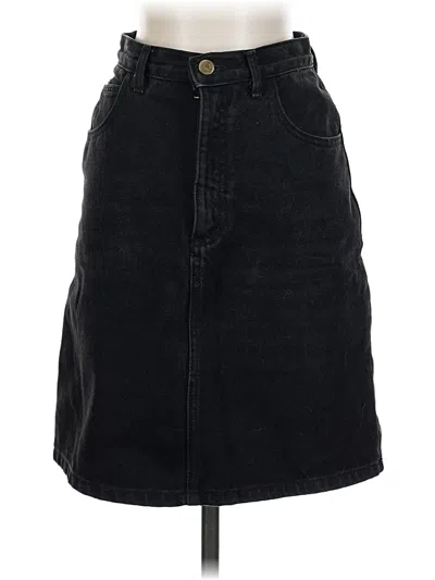 Pre-owned Guess By Marciano Denim Skirt In Black