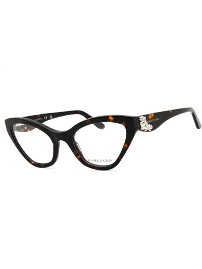 Guess By Marciano Elevated Cat-eye Eyeglasses - Gm538 Model In Red