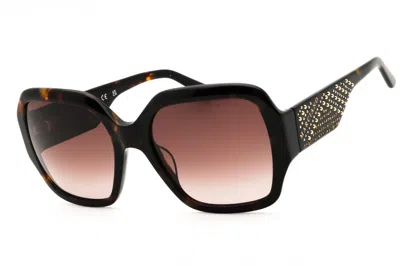 Guess By Marciano Gm00014 Oversized Gradient Lens Sunglasses In Brown