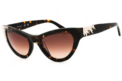 Guess By Marciano Gm00025 52f Dark Havana/brown Gradient In Multi