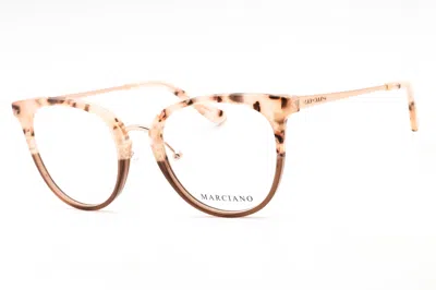 Guess By Marciano Gm0351 Tortoiseshell Round-frame Eyeglasses In Brown