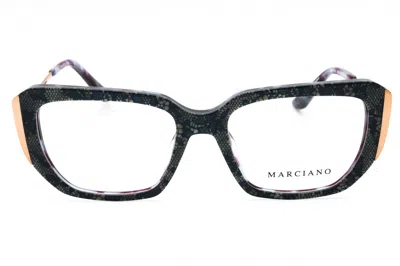 Guess By Marciano Gm0398 Eyeglasses In Blue/other/clear Demo Lens