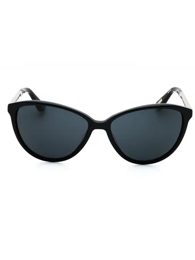 Guess By Marciano Gm0755 Sunglasses In Shiny Black  / Smoke