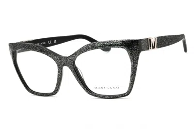 Guess By Marciano Gm50009 Cat Eye Acetate Eyeglasses In Black