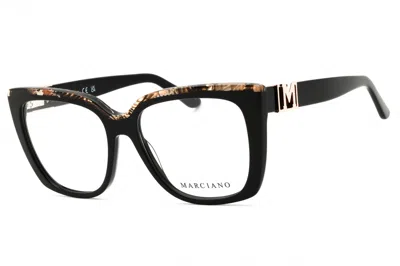 Guess By Marciano Gm50032 Cat-eye Acetate Eyeglasses In Black