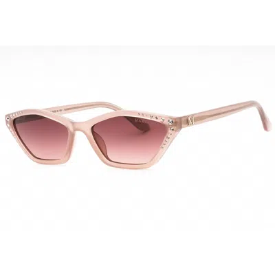 Guess By Marciano Ladies Beige Cat Eye Sunglasses Gm00002 In Pink