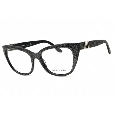 Guess By Marciano Ladies Black Cat Eye Eyeglass Frames Gm50008