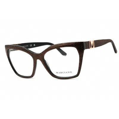 Guess By Marciano Ladies Black Cat Eye Eyeglass Frames Gm50009
