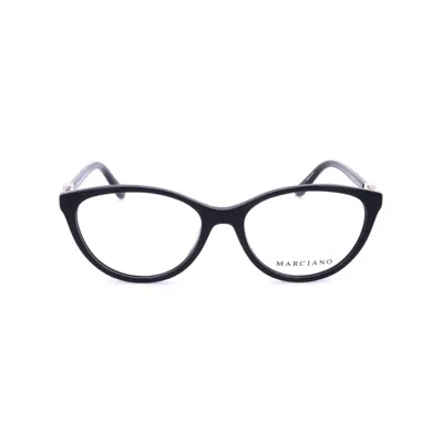 Guess By Marciano Ladies Black Cat Eye Eyeglass Frames Gm50023-1 In ["white"]