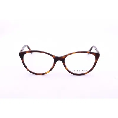 Guess By Marciano Ladies Brown Cat Eye Eyeglass Frames Gm50023-2 In ["white"]